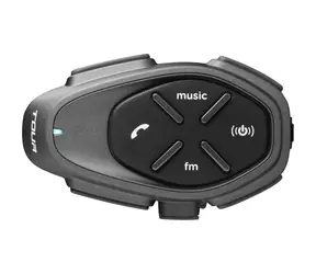 Interphone Bluetooth handsfree pro uzavřené a otevřené přilby CellularLine TOUR HD Single Pack