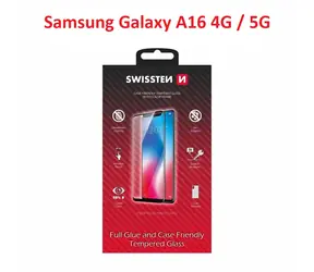 SWISSTEN FULL GLUE COLOR FRAME CASE FRIENDLY sklo pro SAMSUNG A166B/A165F GALAXY A16 5G/4G černá