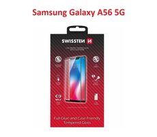 SWISSTEN FULL GLUE COLOR FRAME CASE FRIENDLY sklo pro SAMSUNG GALAXY A56 5G černá