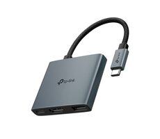 TP-Link UH3020C USB-C HUB 3v1 šedá / HDMI 4K@60Hz / USB-C / USB-C PD 100W 