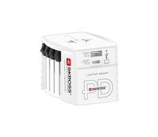 SKROSS MUV USB AC65PD / univerzální cestovní adaptér / 65W / USB A+C 