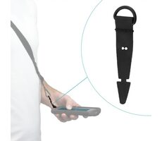 Mobilis univerzální textilní upevňovací kroužek pro připojení mobilních zařízení k popruhům / 4ks