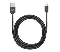 Mobilis kabel USB-C - USB-A / 1 metr / černá
