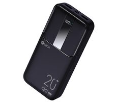 C-TECH BATCT1341 22.5W 20000 mAh černá / Power Bank / USB-A / USB-C  / 5V & 9V & 12V