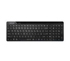 A4tech FStyler FBK23 AS černá / Bezdrátová klávesnice / CZ layout / Bluetooth / 2.4GHz USB-A Nano přijímač 