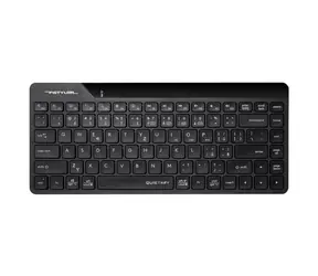 A4tech FStyler FBK22 AS černá / Bezdrátová klávesnice / CZ layout / Bluetooth / 2.4GHz USB-A Nano přijímač 