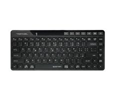 A4tech FStyler FBK26C AS černá / Bezdrátová klávesnice / CZ layout / Bluetooth / 2.4GHz USB-A Nano přijímač 