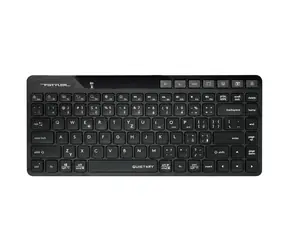 A4tech FStyler FBK26C AS černá / Bezdrátová klávesnice / CZ layout / Bluetooth / 2.4GHz USB-A Nano přijímač 