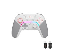 A4tech Bloody GPW70 bílá / Gamepad / PS3 / PC / Switch / Android / 2.4GHz / USB-C