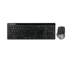 A4tech FG2400 Air2 černá / set bezdrátová klávesnice + myši / CZ layout / USB nano přijímač 2.4GHz