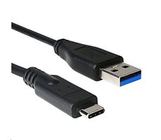 C-TECH USB-C kabel 2 m černá / USB 2.0 A (M) - USB-C (M)