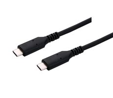 C-TECH USB-C kabel 0.5 m černá / USB-C (M) - USB-C (M)