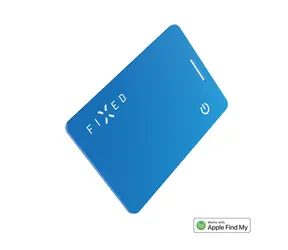 FIXED Smart tracker Tag Card 2 s podporou Find My bezdrátové nabíjení modrý