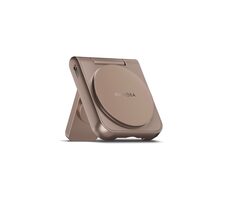 Energea MagDuo skládací bezdrátová nabíječka zlatá / Qi2 / 17.5W / pro iPhone & Apple Watch