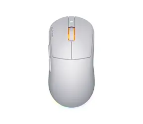 Hator HTM-731 Quasar 3 bílá / herní bezdrátová myš / optická / 12000 DPI / 6 tlačítek / 2.4GHz / Bluetooth / USB
