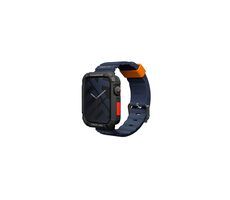 SKINARMA SHOKKU silikonový řemínek pro Apple Watch 45/44/42 mm modrá