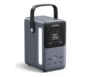 UGREEN 25286 powerbanka šedá / 48000mAh / 300W / 3x USB-C / 2x USB-A