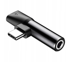 Rozbaleno - Baseus CATL41-01 redukce USB-C na Jack 3.5 mm černá / rozbaleno