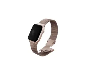 UNIQ DANTE PRO řemínek pro Apple Watch 42 & 41 & 40 mm - METALLIC ROSE (růžová)