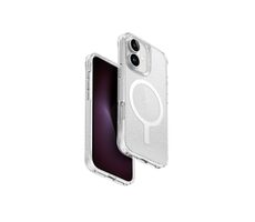 UNIQ LifePro Xtreme MagClick ochranný kryt na Apple iPhone 16 čirá se třpytkami