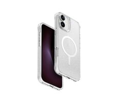 UNIQ LifePro Xtreme MagClick ochranný kryt na Apple iPhone 16 Plus čirá se třpytkami