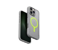UNIQ Combat Active MagClick ochranný kryt na Apple iPhone 16 Pro Max šedá
