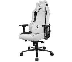 AROZZI VERNAZZA Supersoft Fabric Light Grey / Herné židle / světle šedá / látkové čalounění / nosnost 145kg