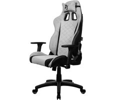 AROZZI AVANTI Soft Fabric Light Grey / Herní židle / látkové čalounění / světle šedá / nosnost 120kg