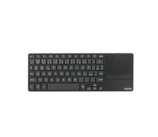 Rapoo E2810M multi-mode černá / bezdrátvá klávesnice / 2.4GHz / BT 4.0 & 5.0 / ultra-tenká / 2x AAA baterie