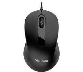 YENKEE YMS 003BK USB BASIC černá / optická myš / drátová / 2 tlačítka / USB / 1.5 m