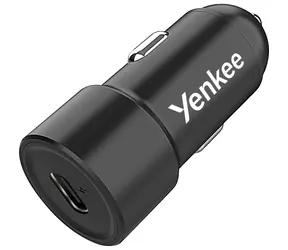 YENKEE YAC 2035 černá / Autonabíječka / USB-C / 20W