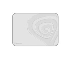 Genesis Carbon 400 M Logo stříbrná / Herní podložka pod myš / 350 x 250 x 3 mm