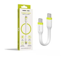 Mobile Origin Compact Cable USB-C to USB-C bílá / 10 cm
