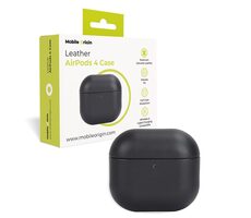 Mobile Origin Leather Case kožené pouzdro pro Apple AirPods 4 černá
