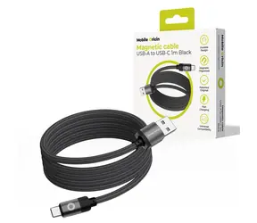 Mobile Origin Magnetic Patented Original Cable USB-A to USB-C 1m černá