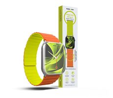 Mobile Origin Magnetic Watch Strap II řemínek pro Apple Watch 49mm/46mm/45mm/44mm oranžová/zelená