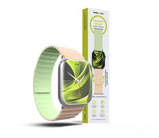 Mobile Origin Magnetic Watch Strap II řemínek pro Apple Watch 49mm/46mm/45mm/44mm růžová/světle zelená