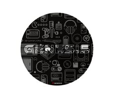 Genesis Tellur 300 Gear černá / podložka pod židli / 100 x 100cm