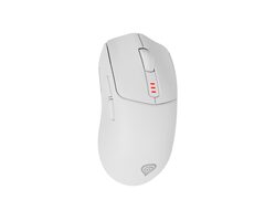 Genesis Zircon 500 bílá / Bezdrátová myš / Optická / 10000 DPI / 6 tlačítek / 2.4 GHz