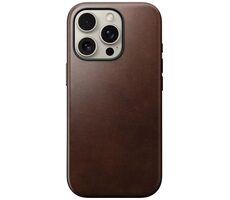 Nomad Modern Leather Case kožený kryt pro Apple iPhone 16 Pro hnědá