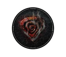 Genesis Tellur 400 Round Lava černá / podložka pod židli / 100 x 100cm