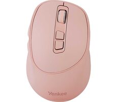 YENKEE YMS 2080PK WL SLIDER růžová / bezdrátová optická myš / 2400 DPI / 6 tlačítek / 2.4 GHz / USB-C