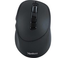 YENKEE YMS 2080GY WL SLIDER černá / bezdrátová optická myš / 2400 DPI / 6 tlačítek / 2.4 GHz / USB-C 