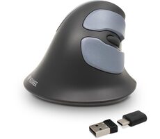 YENKEE YMS 5030 WL ErgoSnug černá / vertikální bezdrátová optická myš / 1600 DPI / 7 tlačítek / 2.4 GHz