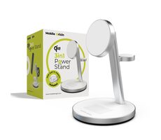 Mobile Origin Qi2 PowerStand 3in1 with GAN adapter 35W bílá / nabíjecí stanice
