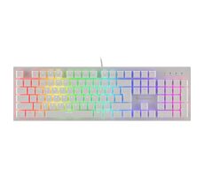 Genesis Thor 303 RGB Outemu Peach Silent bílá / herní mechanická klávesnice / USB