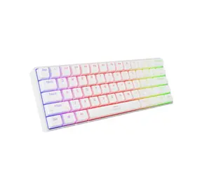 Genesis Thor 660 G2 RGB Gateron Brown US bílá / herní bezdrátová klávesnice / USB / Bluetooth