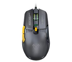 YENKEE YMS 3600BK MARKSMAN USB černá / herní optická myš / 12400 DPI / 6 tlačítek / USB-A/C / 1.8 m 