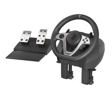 Genesis Seaborg 400 / Herní volant a pedály / otáčení 270/900° / Vibrace / USB / Pro PC,PS4,PS3,XBOX ONE,XBOX 360,SWITCH