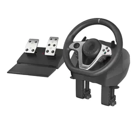 Genesis Seaborg 400 / Herní volant a pedály / otáčení 270/900° / Vibrace / USB / Pro PC,PS4,PS3,XBOX ONE,XBOX 360,SWITCH